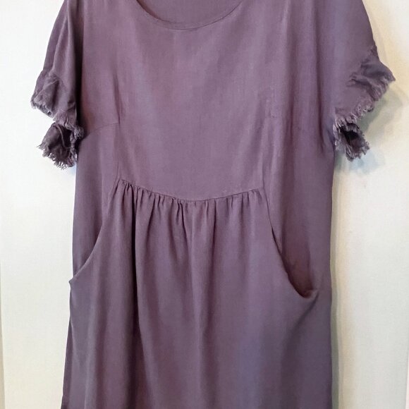 Umgee Linen Casual Dress - Picture 6 of 11